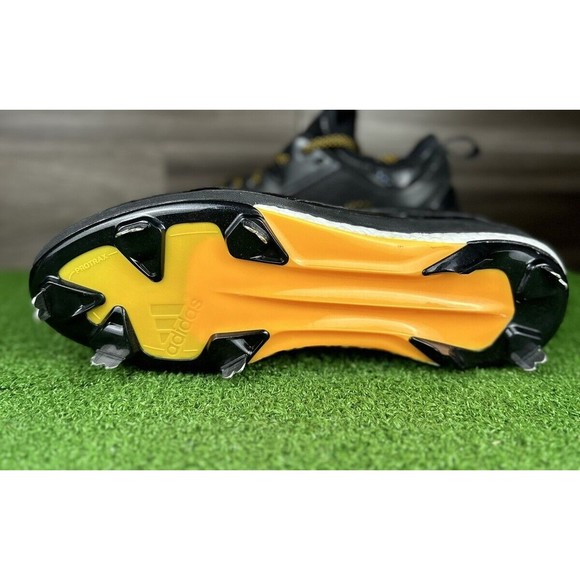 Adidas Energy Boost Icon 2.0 Metal Mens Baseball Cleats Black yellow 12.5 - Picture 5 of 6